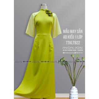 Áo Dài Phom Trẻ Kiểu Truyền Thống TTKLT922 Áo Dài Phom Trẻ Kiểu Truyền Thống TTKLT922